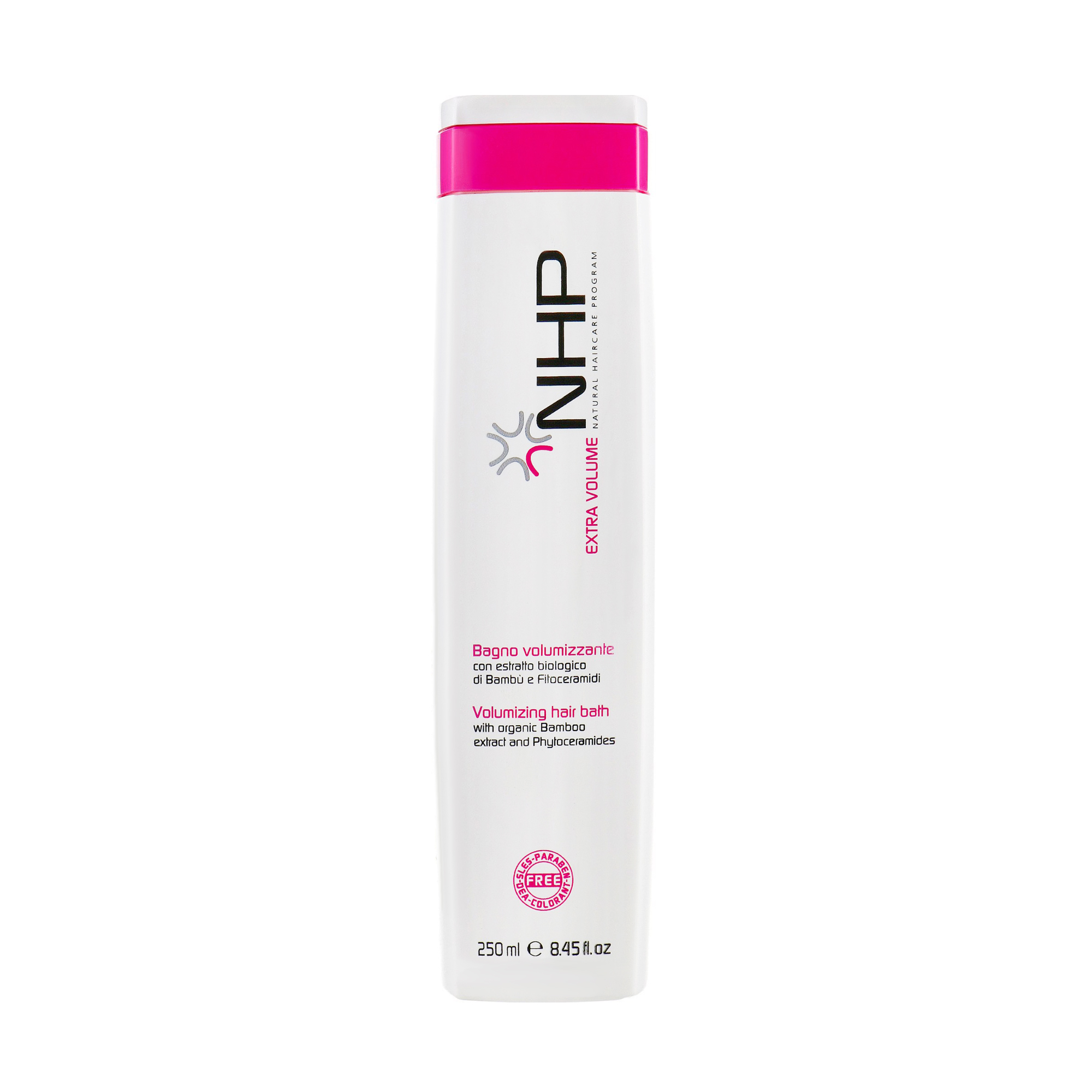 Шампунь для об'єму волосся NHP Extra Volume Volumizing Hair Bath Shampoo, 250 мл